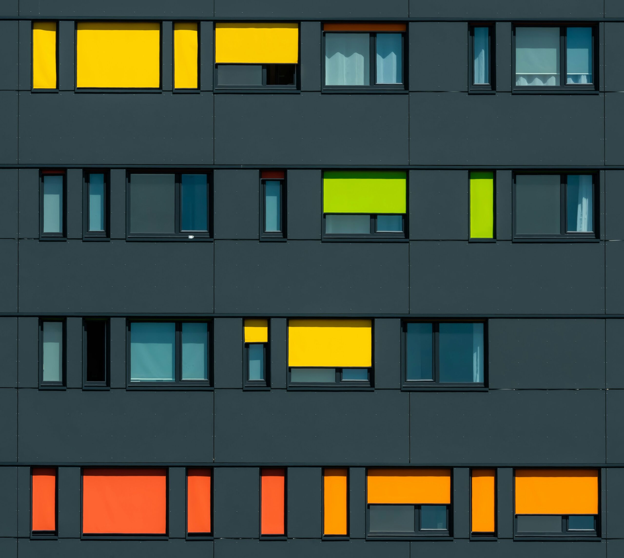 Color-coded schedule example showing balance of work and leisure activities